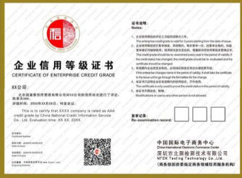 comprar Classificação de crédito das empresas Certificado essencial para o desenvolvimento social e económico online manufacture